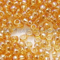 1.5mm日本珠-透明彩虹黃玉色-5g