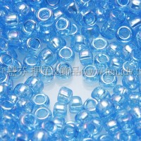 1.5mm日本珠-透明彩虹深天藍色-5g