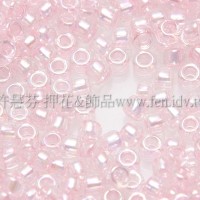 1.5mm日本珠-透明彩虹芭蕾粉紅色-5g