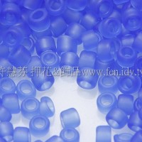 1.5mm日本珠-透明霧面藍色-5g