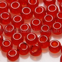 2mm日本珠透明-寶石紅色--10g