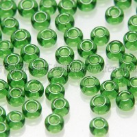 2mm日本珠透明-森林綠色--10g
