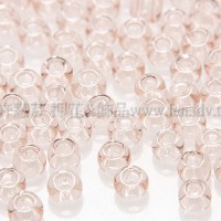 2mm日本珠透明-霧玫瑰色--10g