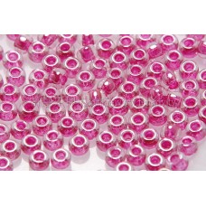 2mm日本珠透明-珠光紫粉紅色--10g