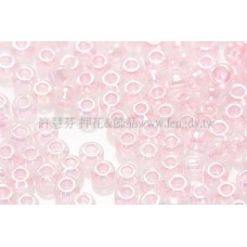 2mm日本珠透明-珠光粉紅色--10g