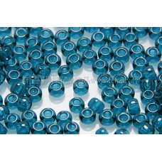 2mm日本珠透明-濃孔雀藍色--10g