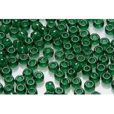 2mm日本珠透明-森林深綠色--10g