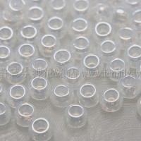 2mm日本珠透明-珠光白雪色--10g
