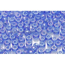 2mm日本珠透明-七彩天藍色--10g