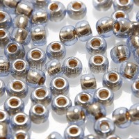 2mm日本珠透明-灰鑽石色--10g