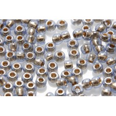 2mm日本珠透明-灰鑽石色--10g