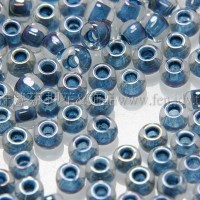 2mm日本珠透明-七彩蔚藍色--10g