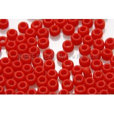2mm日本珠不透明-胭脂紅--10g