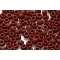 2mm日本珠不透明-深咖啡色--10g