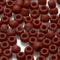2mm日本珠不透明-深咖啡色--10g