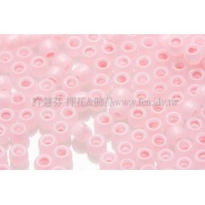 2mm日本珠霧面半透明-嬰兒粉紅色--10g