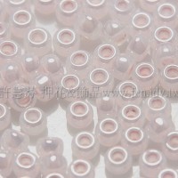 2mm日本珠珍珠光-牛奶粉紅色--10g