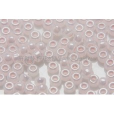 2mm日本珠珍珠光-牛奶粉紅色--10g