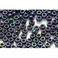 2mm日本珠金屬光-紫藍綠混色--10g