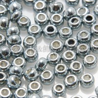 2mm日本珠金屬光-淺灰藍色--10g