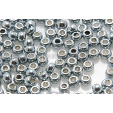 2mm日本珠金屬光-淺灰藍色--10g