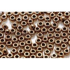 2mm日本珠金屬光-淺可可金色--5g