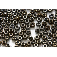 2mm日本珠金屬光-黑咖啡色--10g