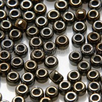 2mm日本珠金屬光-黑咖啡色--10g