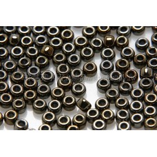 2mm日本珠金屬光-黑咖啡色--10g