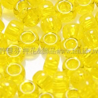 3mm日本珠透明鮮黃色--10g
