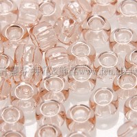 3mm日本珠透明水蜜桃色--10g
