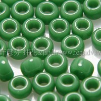 3mm日本珠不透明松石綠色--10g