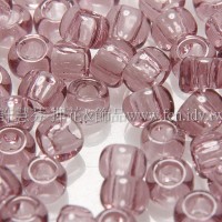 3mm日本珠透明淺葡萄色--10g
