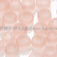 4mm日本珠-霧面柔光水蜜桃色-10g