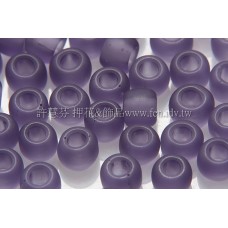 4mm日本珠-霧面柔光三色堇紫色-10g