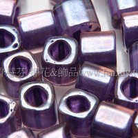 4mm方管日本珠粉光紫藤色--10g