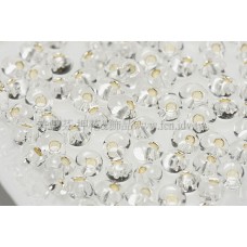 3mm包包珠-晶亮玻璃內鑲金箔-10g