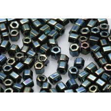 2mm短管日本珠金屬愛麗絲紫色10g