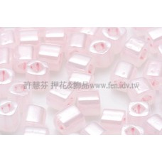 3mm短圓管日本珠絲綢茶玫瑰色10g