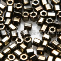 2mm短管日本珠深咖啡色-10g