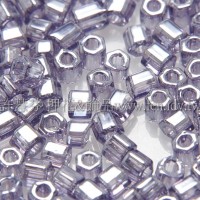 2mm短管日本珠紫丁香色-10g