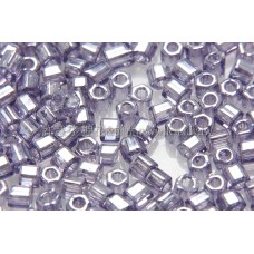 2mm短管日本珠紫丁香色-10g