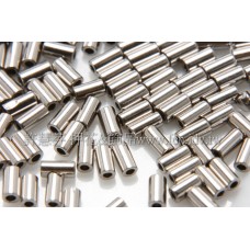 3mm短圓管日本珠金屬光銀色-10g