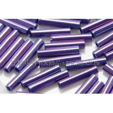 9mm長圓管日本珠紫藤色10g