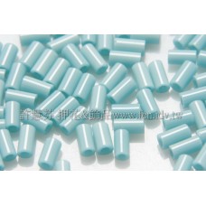 3mm短圓管日本珠土耳其藍10g