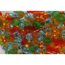 繽紛珠寶盒-熱帶夏威夷色系混合珠--10g