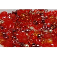 繽紛珠寶盒-紅蘋果混合珠--10g