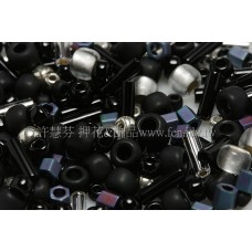 繽紛珠寶盒-黑絲戎銀混合--10g