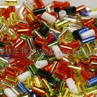 3mm短圓管日本珠金鉑水果樂園色系-10g