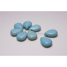 冰裂紋水滴形綠松石18*13mm-3pcs